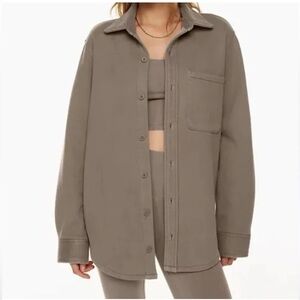 Aritzia Tna Cozy Boyfriend Fleece size small